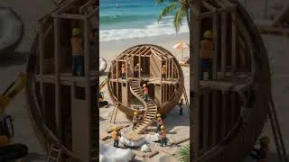 Thumbnail: From Giant Coconut to Luxury Beach House#Before After#Coconut House#Home Renovation#Ocean View#short