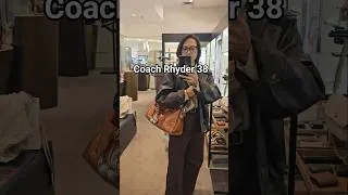 Thumbnail: SELLING FAST! COACH RHYDER 38 AMBER BROWN