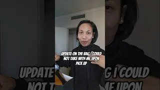 Thumbnail: I finally picked up the Coach bag I ordered!😃 Story behind it.....