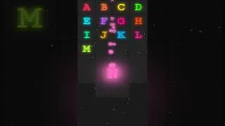 Thumbnail: One Tap and The Alphabet Starts Playing 🎹✨ #shorts #satisfying #coding #animation #alphabet #piano