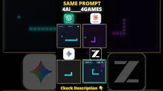 Thumbnail: Same Prompt → 4 AI → 4 Games 😳 #aitricker