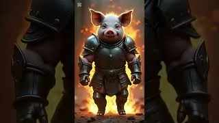 Thumbnail: "Magic Pig Transformation! You Won’t Believe This! 🔥"