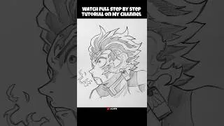 Thumbnail: Easy Trick To Draw Anime Face (Tanjiro From Demon Slayer) #anime #drawing