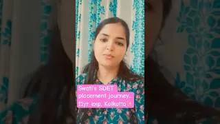 Thumbnail: Swati’s success story 70% Salary Hike After Joining Automation SDET Program 🚀 #shorts
