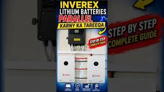 Thumbnail: Inverex Lithium Battery: Correct Parallel Connection Method 🔋 #Shorts