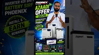 Thumbnail: Phoenix Batteries Azaadi Offer 2026 | Huge Rewards for Solar Installers | Installer Reward Program