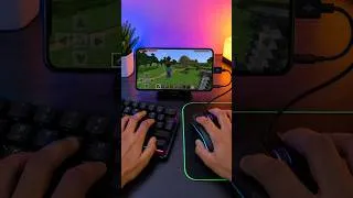 Thumbnail: How to Connect Keyboard Mouse with Minecraft Mobile #shorts