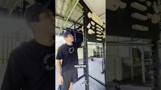 Thumbnail: Mini campus board in home gym