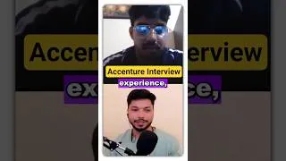 Thumbnail: Accenture Interview Experience 🔥 | Freshers Hiring Tips #shorts