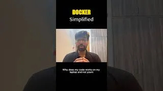 Thumbnail: Docker Simplified for Beginners #shorts #webdevelopment