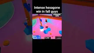 Thumbnail: Intense hexagone win in fall guys #fallguys #shorts #youtubeshorts #trendingshorts