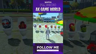Thumbnail: Franklin Became TITAN TV MAN To Kill TITAN Toilet Monster to Save Avengers in GTA 5 | #akgameworld