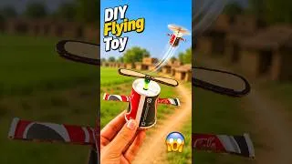 Thumbnail: how to make flying helicopter at home | flying toy kaise banaen #flyingtoy #diy #kidscraft #toycraft