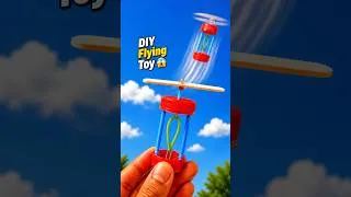 Thumbnail: how to make a simple flying toy | #diy #craft #flyingtoys #flyingtoy #toyscraft