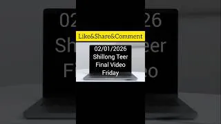 Thumbnail: 02/01/2026 Ak Teer Shillong Final Target Friday #akteer #akteer65 #shillongteer #teercounter #live