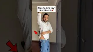 Thumbnail: Stop Tucking your Shirt like this ❌ | Best Shirt Stays #shirttuck #mensfashion #ytshorts #shorts