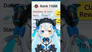Thumbnail: Forgot my dailies and dropped from Rank 12 to... #bluearchive #vtuber #shorts