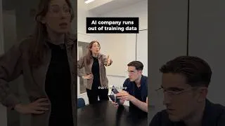 Thumbnail: AI company runs out of training data