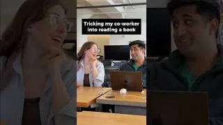 Thumbnail: Tricking my co-worker into reading a book