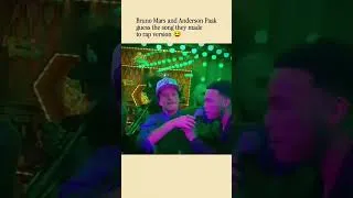 Thumbnail: Bruno Mars and Anderson Paak in sync 😆