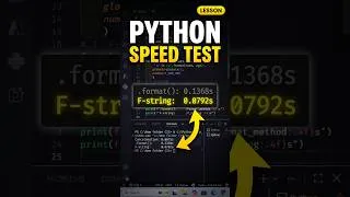 Thumbnail: Why Python F-Strings Are Surprisingly Fast