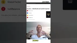 Thumbnail: Build impulse with Fear of loss, Urgency, Greed factor, Indifference