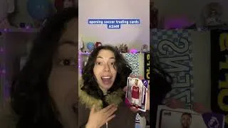 Thumbnail: ASMR OPENING SOCCER TRADING CARDS #asmr #relax #blindbox