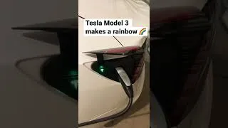Thumbnail: Tesla Model 3 rainbow 🌈 charging light