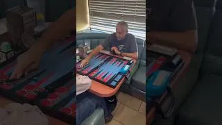 Thumbnail: Reza vs Hans - EPIC #Backgammon CLASH [P-40 board]! 🎲🎲