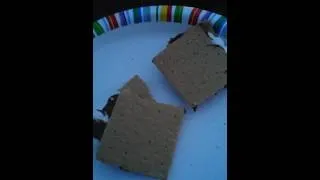 Thumbnail: Vine: delicious hot s'mores.