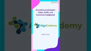 Thumbnail: AI Coding Assistants: Cline, AIDR, and Continue Compared