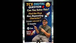 Thumbnail: TCS Digital Question 😳 Can You Find This Character?