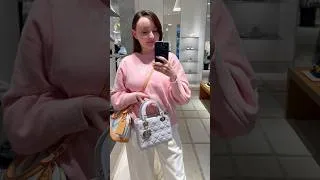 Thumbnail: Lady Dior bag shopping at Dior boutique