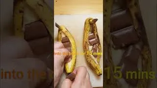 Thumbnail: Easiest and most delicious banana chocolate desserts, only in 15 mins #shorts