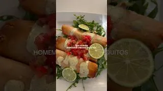Thumbnail: Homemade chicken taquitos 🤌🏾 #taquitos #chickentaquitos #airfryerrecipes #highproteinmeals