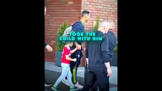 Thumbnail: Ronaldo with his young fan ❤️‍🩹 #footballshorts #ronaldo #respect