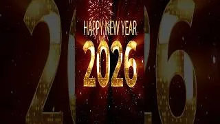 Thumbnail: Golden Countdown 2026 🎶 | Happy New Year Wishes Song Video