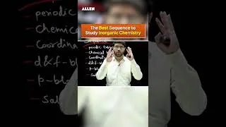 Thumbnail: Best Sequence to Master Inorganic Chemistry for NEET 🧪 #shorts #neetchemistry