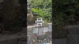Thumbnail: SALEM WITCH EXECUTION SITE 🔥 1692 #americanhistory