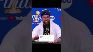 Thumbnail: Klay Thompson Kept Receipts of The Grizzlies Comments After Winning The NBA Finals