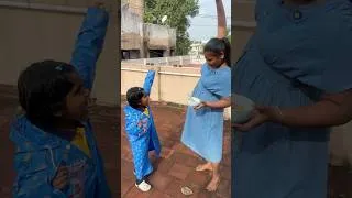 Thumbnail: Enathu “Arampatti” school la vanthudcha 🧐 Raincoat lucky Sema comedy 🤣 #allulovespriya