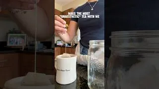 Thumbnail: Making the most *unaesthetic* tea 🫠🫖 #drinkasmr