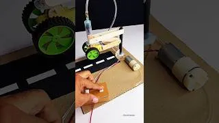Thumbnail: DIY Airplane Landing Wheel Mechanism #shorts #dcmotor