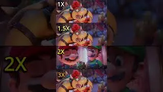 Thumbnail: Mario calls Bowser's Painting Trash, but it's speed up 20X #mariomovie #speed #funny #shorts