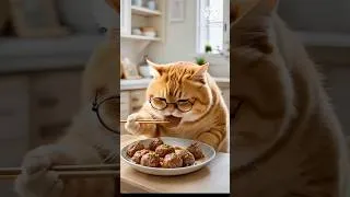 Thumbnail: Cat Eating Meat 🐱🥩 #shorts #cat