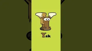 Thumbnail: Animals that start with Y - Yabby, Yak, Yellowhammer, Yellowjacket #Shorts