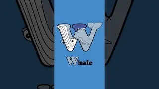 Thumbnail: Animals that start with W - Walrus, Whale, Wildebeest, Wolf, Wombat, Woodpecker, Worm #Shorts