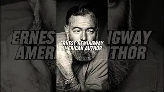 Thumbnail: Ernest Hemingway, American Author