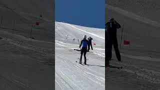 Thumbnail: Marco Odermatt training Giant Slalom Cervinia Zermatt Matterhorn Glacier  Aug 13th 2025 alpine skii