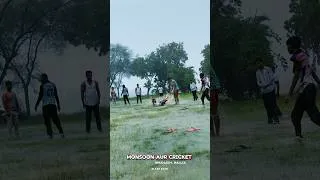 Thumbnail: monsoon 🌧️ Aur Cricket 🏏 | Unforgettable memories with Village Vibes | #shorts #monsoon #viral #vlog